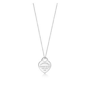 Tiffany & Co. Heart Tag Ball Chain Pendant Necklace